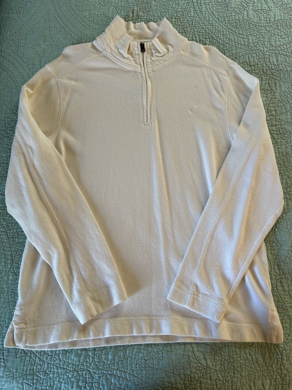 American Eagle Outfitters Men’s Quarter Zip Pullover Large Y2K 00’s